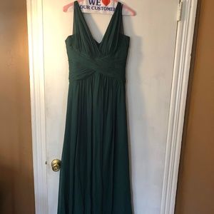 After Six Hunter Green Bridesmaid dress #6711